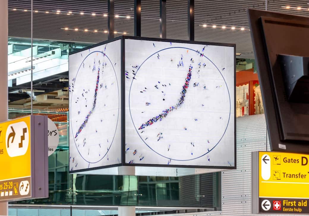 People's Clock (2026) by Maarten Baas | Photographer credits: Thijs Wolza
