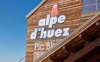 Alpe d'Huez ski resort top station building
