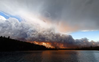 The Pagami Creek wildfire in the Boundary Waters Canoe Area, Minnesota. It burned over 100,000 acres.