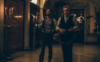 Adam Brody and Henry Czerny in the film READY OR NOT. Photo by Eric Zachanowich. © 2019 Twentieth Century Fox Film Corporation All Rights Reserved