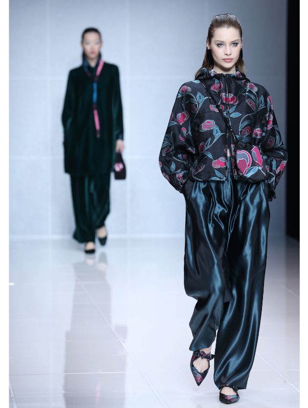 Milano Fashion Week, la sfilata di Armani Fall/Winter 202425
