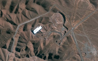 FORDOW FACILITY, IRAN-JANUARY 30,2013:  This is a satellite image of the Fordow facility in Iran.  (Photo DigitalGlobe via Getty Images)