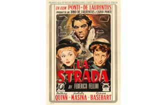 La locandina de La strada