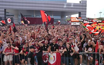 MILANO – Festa del Milan per la vincita del 19° scudetto a Casa Milan