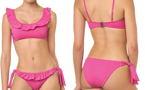 Bikini Goldenpoint con rouches 