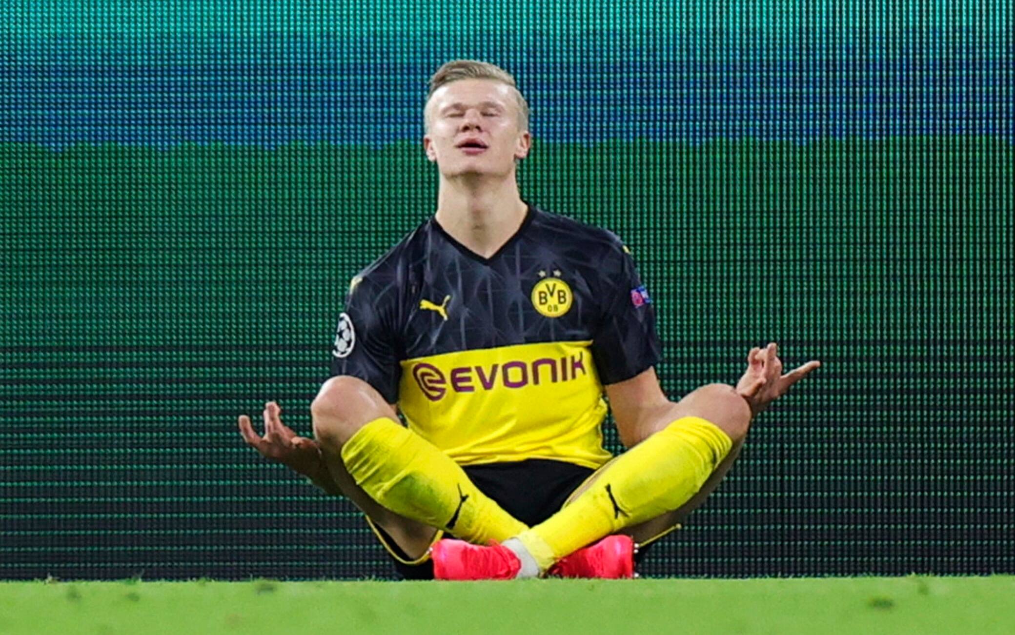 Haaland esultanza Borussia