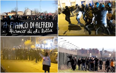 cospito roma manifestazione anarchici