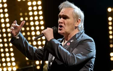LONDON, ENGLAND - MARCH 14:  Morrissey performs live on stage at Wembley Arena on March 14, 2020 in London, England. (Photo by Jim Dyson/Getty Images)