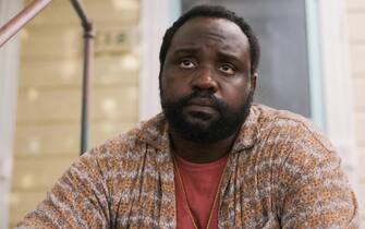 USA. Brian Tyree Henry in the (C)A24 new film : Causeway (2022). 
Plot: A US soldier suffers a traumatic brain injury while fighting in Afghanistan and struggles to adjust to life back home. 
 Ref:  LMK110-J8454-131022
Supplied by LMKMEDIA. Editorial Only.
Landmark Media is not the copyright owner of these Film or TV stills but provides a service only for recognised Media outlets. pictures@lmkmedia.com