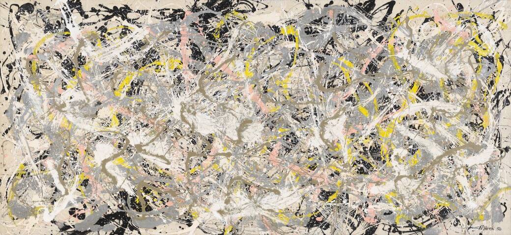 Jackson Pollock. Number 27, 1950. Whitney Museum of American Art, New York. © 2025 The Pollock-Krasner Foundation, VEGAP, Madrid, 2025