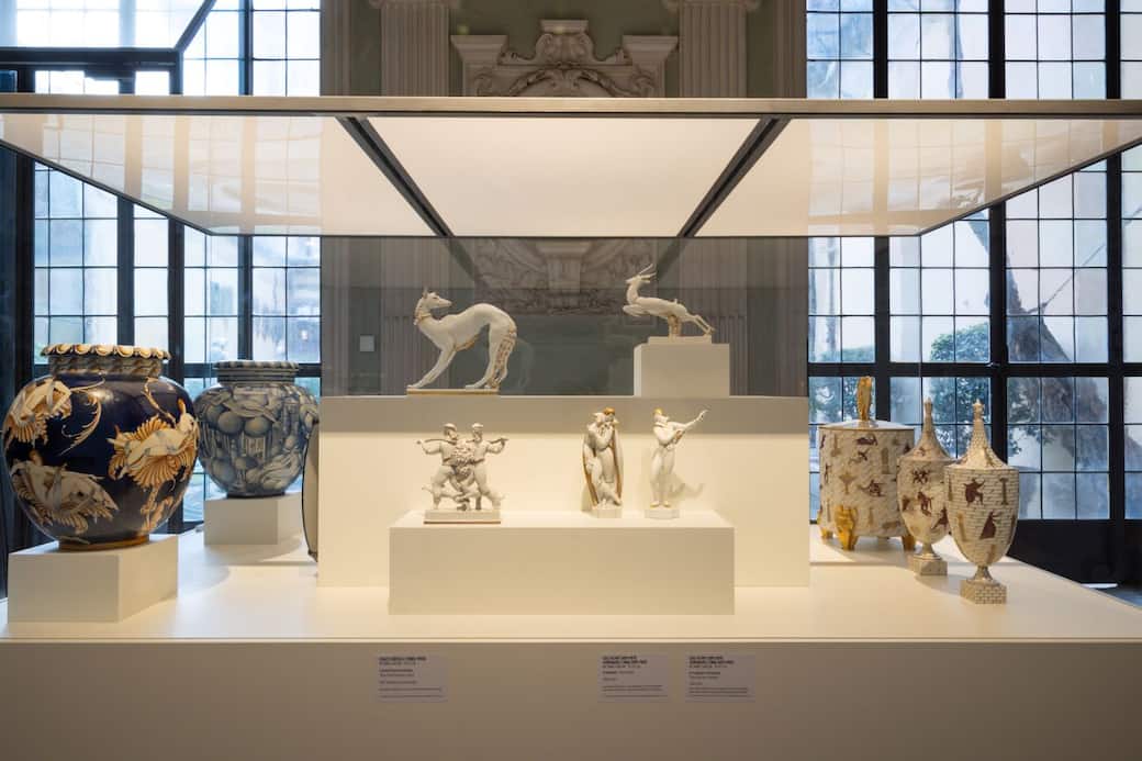 Vista dell’allestimento della mostra Firenze Déco. Atmosfere degli anni Venti. Foto Nicola Neri