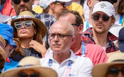 Ryan Gosling ed Eva Mendes si fanno vedere alle Olimpiadi di Parigi