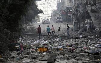 Palazzi distrutti a Gaza