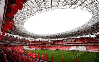 A general view before the international friendly match at the Antalya Stadium.