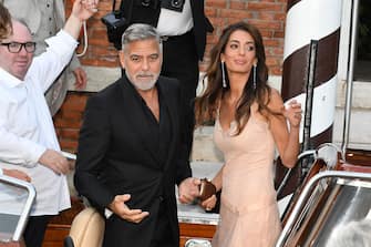 Amal Clooney and George Clooney attend the DVF Awards 2023 during the 80th Venice International Film Festival on August 31, 2023 in Venice, Italy.



Pictured: Amal Clooney and George Clooney

Ref: SPL9895497 310823 NON-EXCLUSIVE

Picture by: Gigi Iorio / SplashNews.com



Splash News and Pictures

USA: 310-525-5808 
UK: 020 8126 1009

eamteam@shutterstock.com



World Rights,