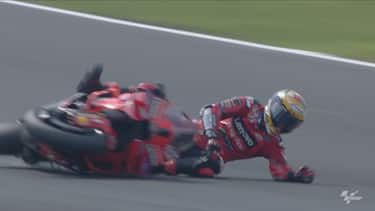 La caduta al 21° giro