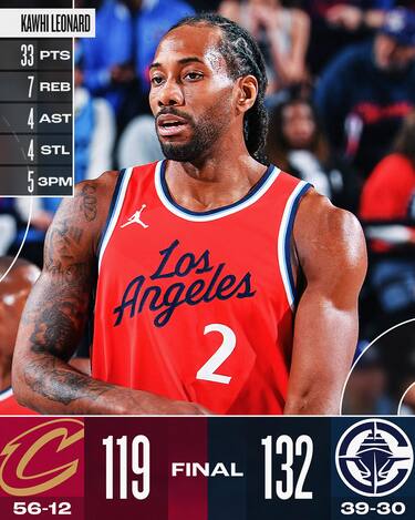 L.A. CLIPPERS-CLEVELAND CAVALIERS 132-119