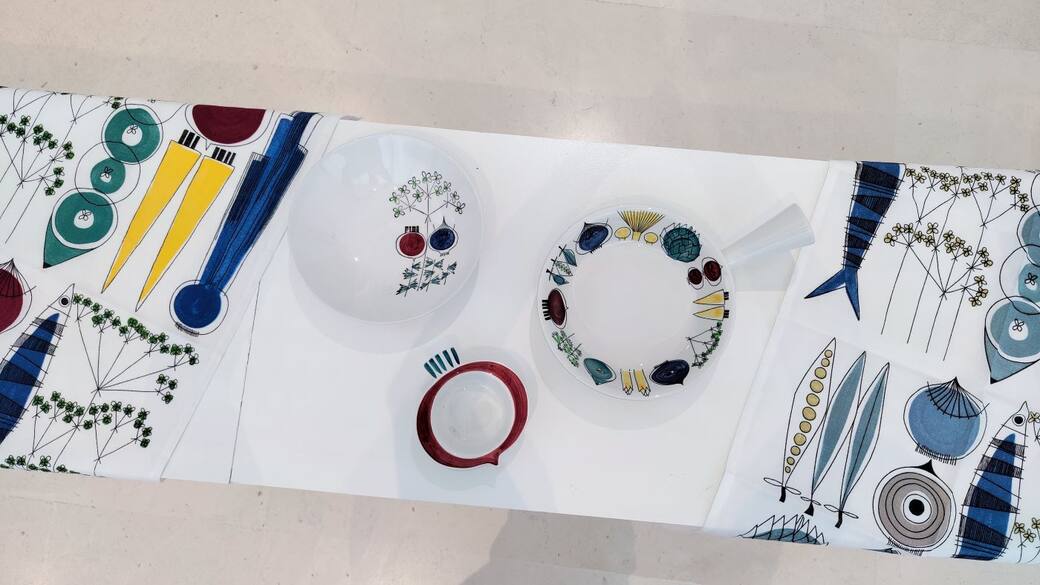 Una veduta della mostra Nordic Table Design. Una Silenziosa Rivoluzione Femminile (1900-1970). Courtesy MIC Faenza