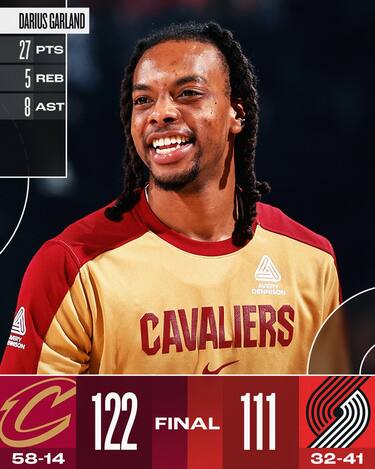 PORTLAND TRAIL BLAZERS-CLEVELAND CAVALIERS 111-122