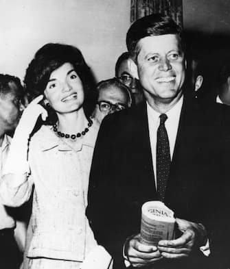 John Fitzgerald Kennedy e la moglie Jackie