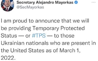 L’amministrazione Biden hanno annunciato che concederà agli afghani che vivono in territorio americano “protezione temporanea”, uno status che impedisce l'espulsione e concede il diritto di lavorare negli Usa per i prossimi 18 mesi