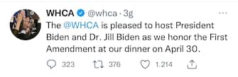 Joe e Jill Biden parteciperanno alla cena dei corrispondenti della Casa Bianca il prossimo fine settimana a Washington