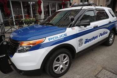 BOSTON, MA - MAY 16: A Boston Police cruiser is pictured in Boston on May 17, 2019. (Photo by David L. Ryan/The Boston Globe via Getty Images)