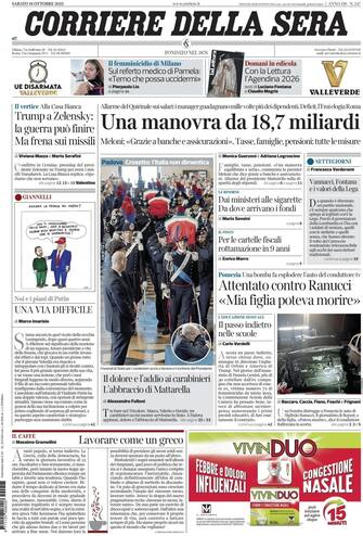 rassegna stampa 18 ottobre
