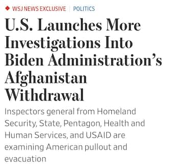 L’amministrazione Biden è sempre più nel mirino per la gestione del ritiro dell'esercito Usa dall’Afghanistan