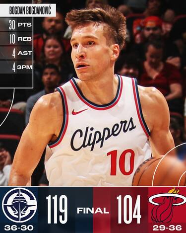 MIAMI HEAT-L.A. CLIPPERS 104-119