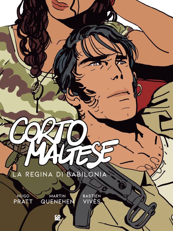 La copertina di Corto Maltese "La regina di Babilonia"