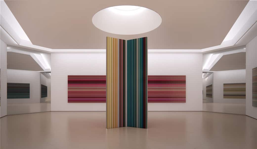 Interior rendering of Doha Pavilion: Gerhard Richter © Selldorf Architects
