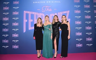 Chiara Ferragni con le sorelle Francesca e Valentina e la mamma Marina Di Guardo