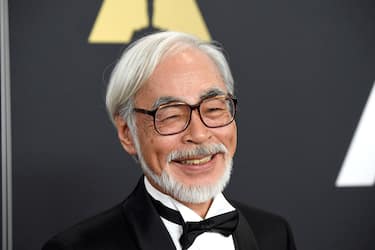 HOLLYWOOD, CA - NOVEMBER 08:  Honoree Hayao Miyazaki attends the Academy Of Motion Picture Arts And Sciences' 2014 Governors Awards at The Ray Dolby Ballroom at Hollywood & Highland Center on November 8, 2014 in Hollywood, California.  (Photo by Frazer Harrison/Getty Images)