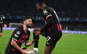 UEFA Champions League football match - SSC Napoli vs AC Milan