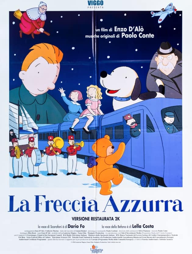 La locandina del film Freccia Azzurra