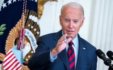 epa10733196 US President Joe Biden delivers remarks on lowering health care costs during an event in the East Room of the White House in Washington, DC, USA, 07 July 2023. President Biden's proposal would reverse much of former President Donald Trump's 2018 expansion of short-term healthcare plans.  EPA/SHAWN THEW