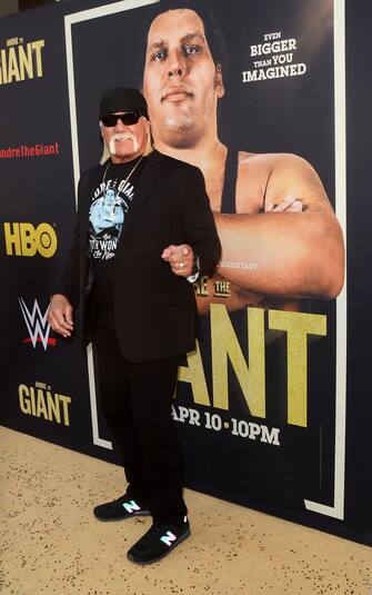 LOS ANGELES - FEB 29:  Hulk Hogan at the "Andre The Giant" HBO Premiere at the Cinerama Dome on February 29, 2018 in Los Angeles, CA