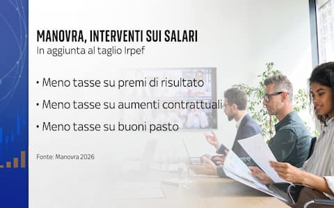 manovra, interventi sui salari
