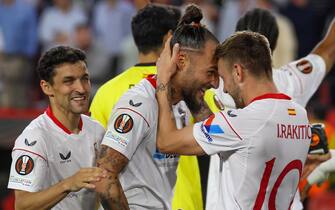 football Europa League match - Sevilla FC vs Manchester United