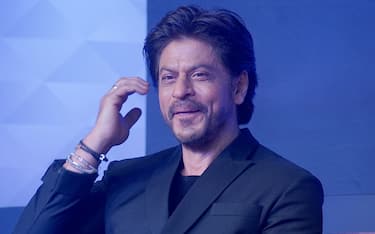 MUMBAI, INDIA - JANUARY 30 : Shah Rukh Khan attends the  'PATHAAN' film Success bash on January 30, 2023 in Mumbai, India (Photo by Prodip Guha/Getty Images)