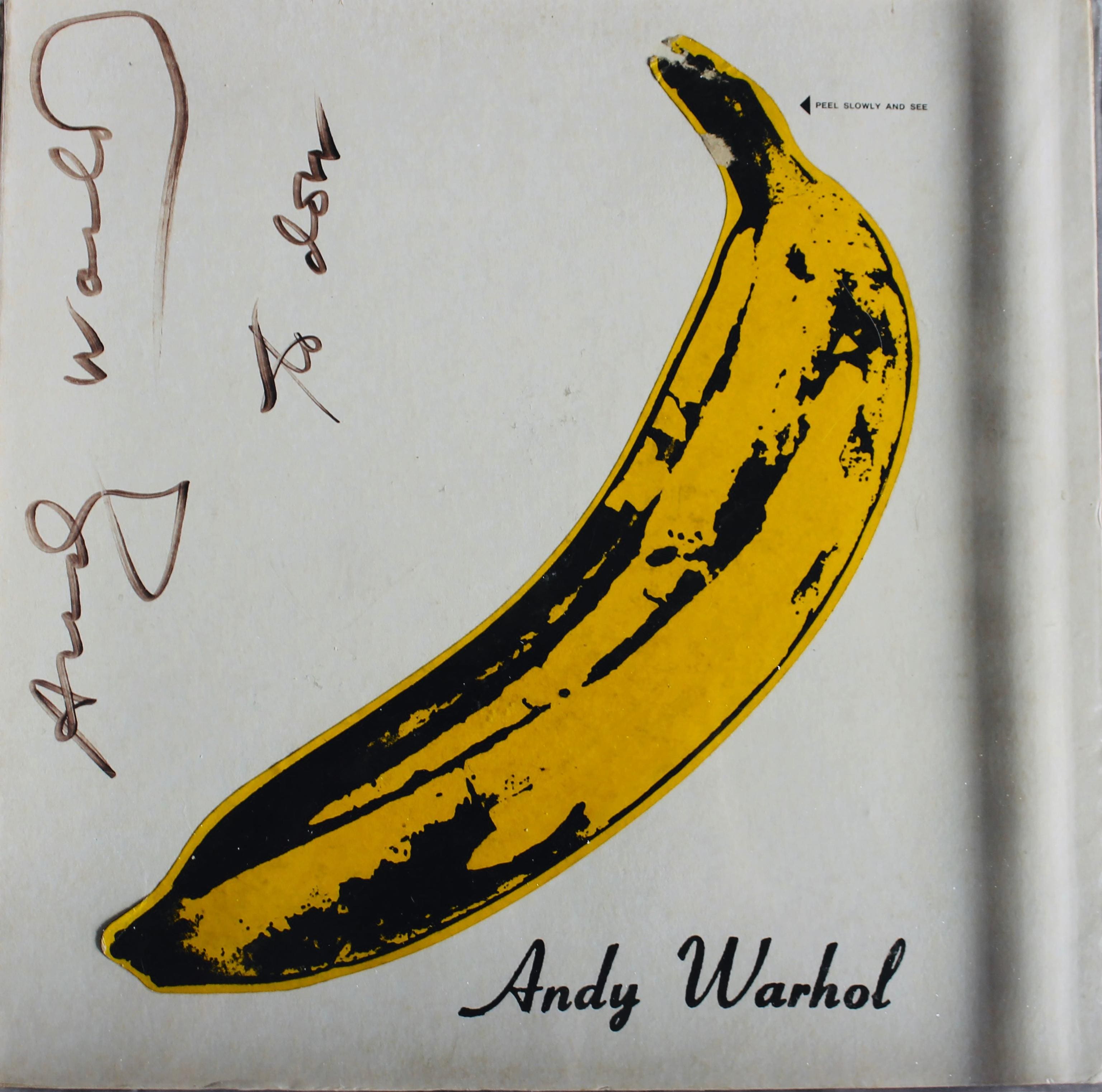 Andy WARHOL La banana 1967, una delle opere esposte alla mostra che  documenta il percorso innovativo e rivoluzionario di Andy Warhol e di Banksy con oltre 100 opere provenienti da tutto il mondo, Roma, 20 dicembre 2024. ANSA/ UFFICIO STAMPA 
ANSA PROVIDES ACCESS TO THIS HANDOUT PHOTO TO BE USED SOLELY TO ILLUSTRATE NEWS REPORTING OR COMMENTARY ON THE FACTS OR EVENTS DEPICTED IN THIS IMAGE; NO ARCHIVING; NO LICENSING NPK