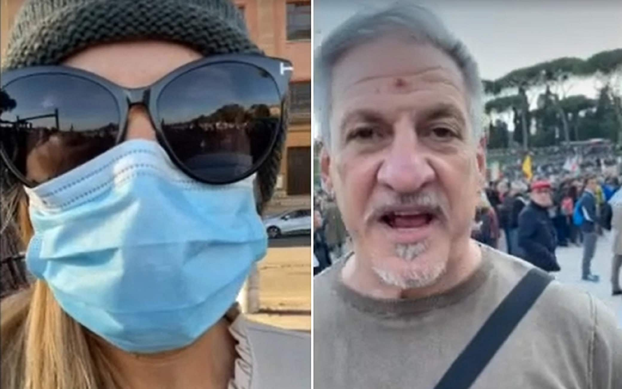 Selvaggia Lucarelli e l'uomo che l'ha aggredita