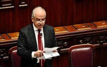 Il ministro degli Interni Matteo Piantedosi riferisce sui fatti di Pisa in aula della Camera a Roma, 29 febbraio 2024.
ANSA/ALESSANDRO DI MEO