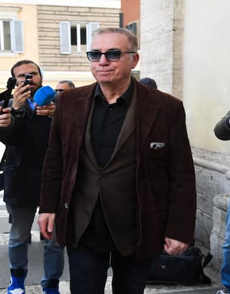 Roma, Funerali di Antonello Fassari. Nelle foto Massimo Ghini