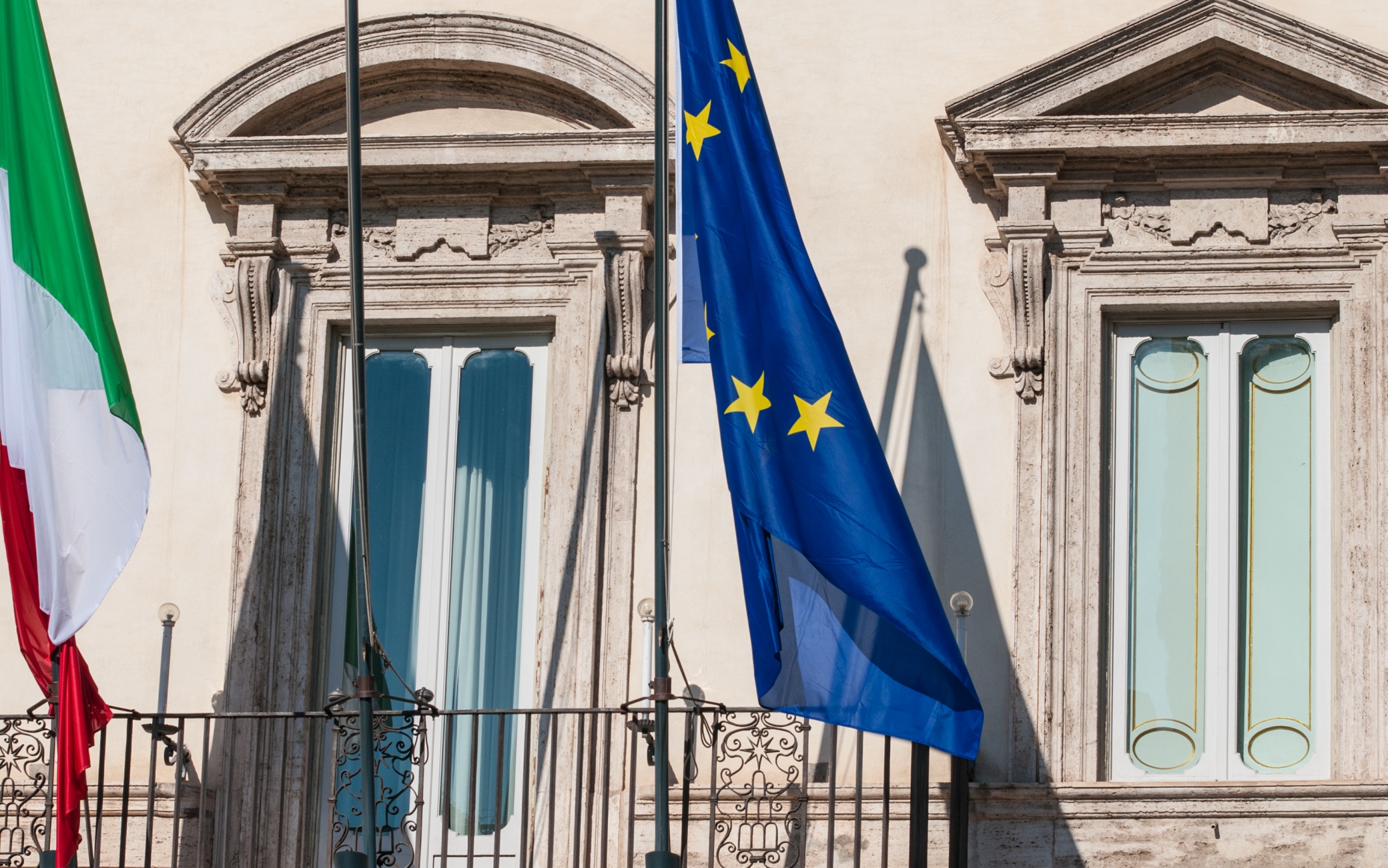 Roma 11/11/22:Esterni Palazzo Chigi per l'incontro del Presidente Giorgia Meloni con le associazioni delle imprese.