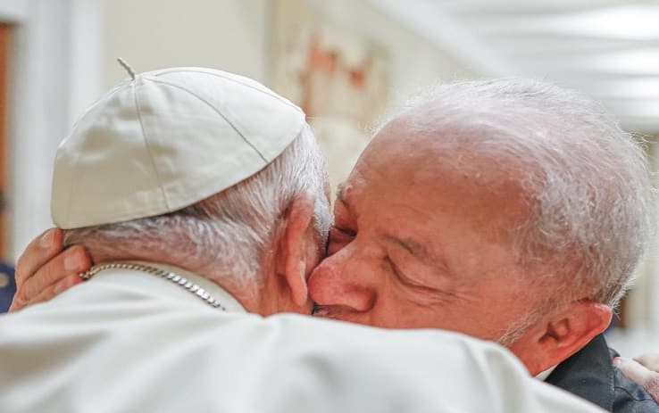 Lula e Papa Francesco