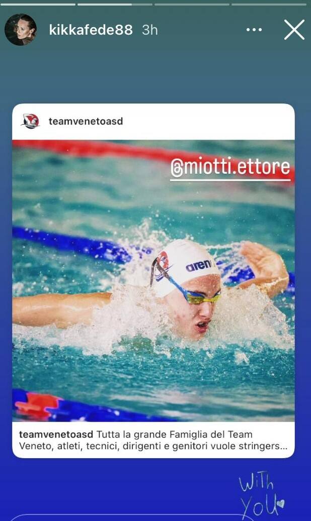 Federica Pellegrini sui social