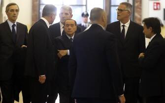 Niccolò Ghedini con Silvio Berlusconi