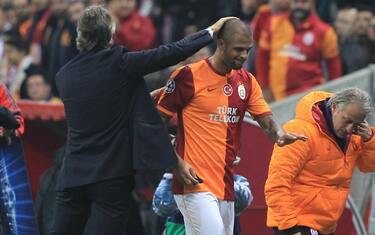Nagatomo e Felipe Melo